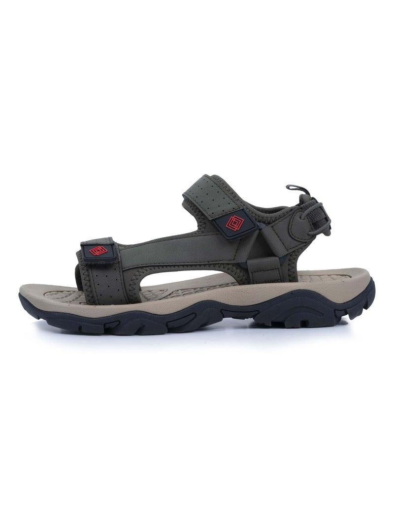 Sandalias Suela deportiva, cómoda y ligera, Sandalias para playa, piscina,  Isotoner Caqui - Kiabi