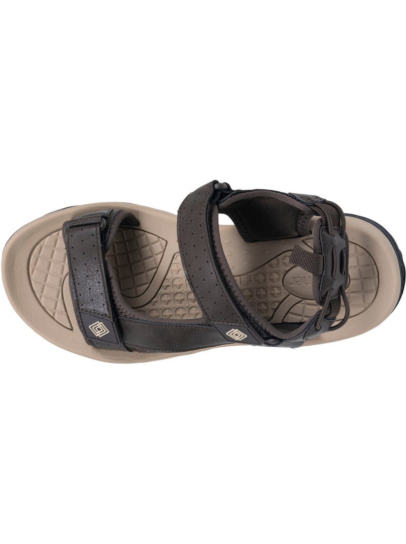 Sandalias Suela deportiva, cómoda y ligera, Sandalias para playa, piscina,  Isotoner Marrón - Kiabi