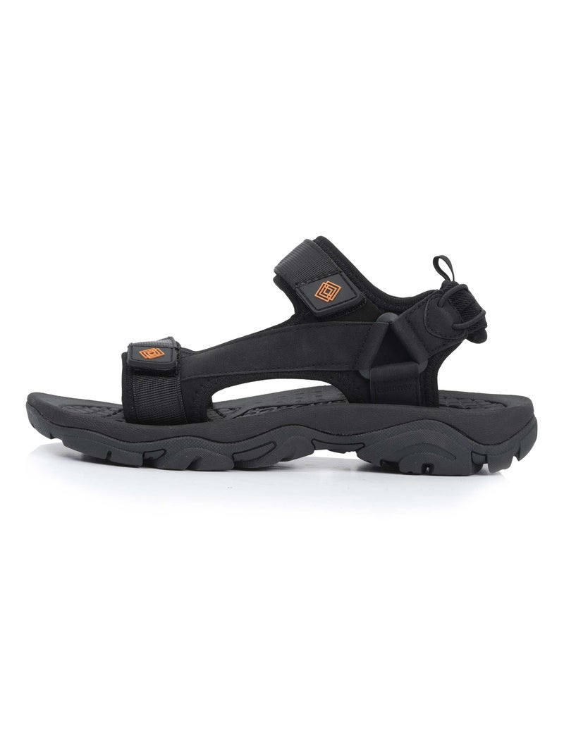 Sandalias Suela deportiva, cómoda y ligera, Sandalias para playa, piscina,  Isotoner Negro - Kiabi