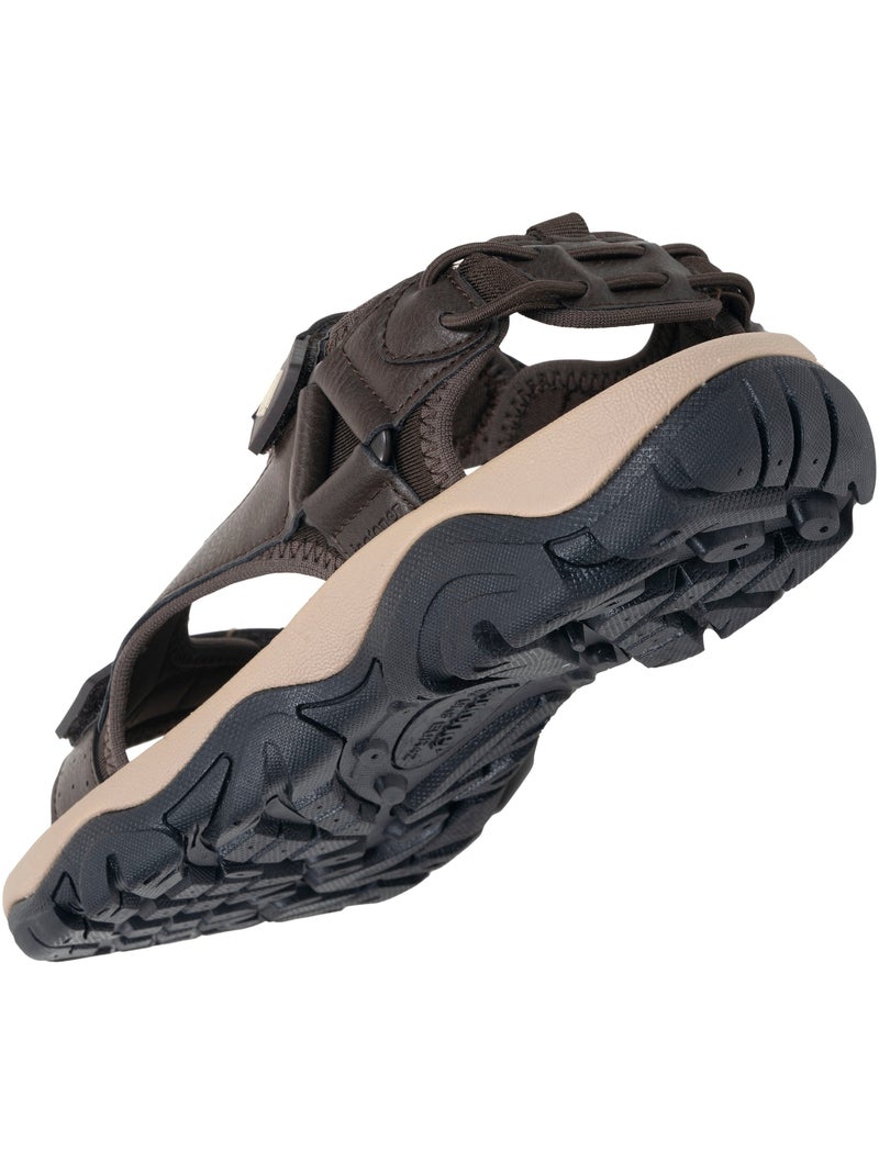 Sandalias suela deportiva, cómoda y ligera, sandalias para playa, piscina, Marrón - Kiabi