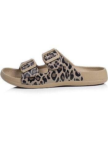 Sandalias suela extraflexible y ligera, parche ultra cómodo en el talón Isotoner