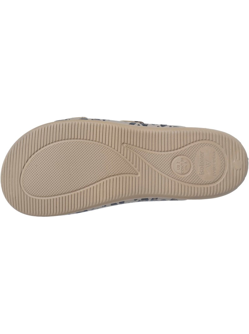 Sandalias suela extraflexible y ligera, parche ultra cómodo en el talón  Isotoner Beige - Kiabi