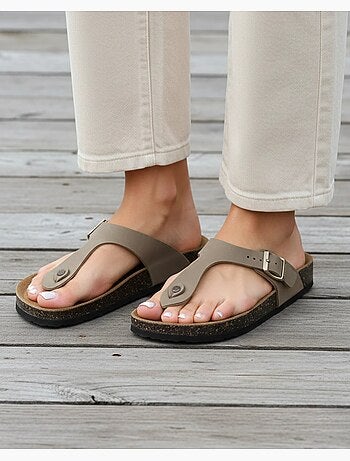 Sandalias suelas ultracómodas, flexibles y ligeras isotoner