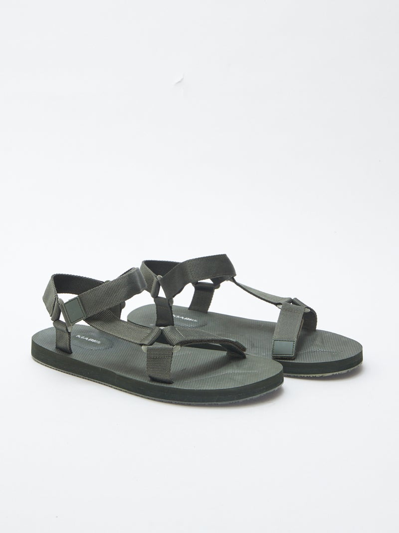 Sandalias tipo trekking KAKI - Kiabi
