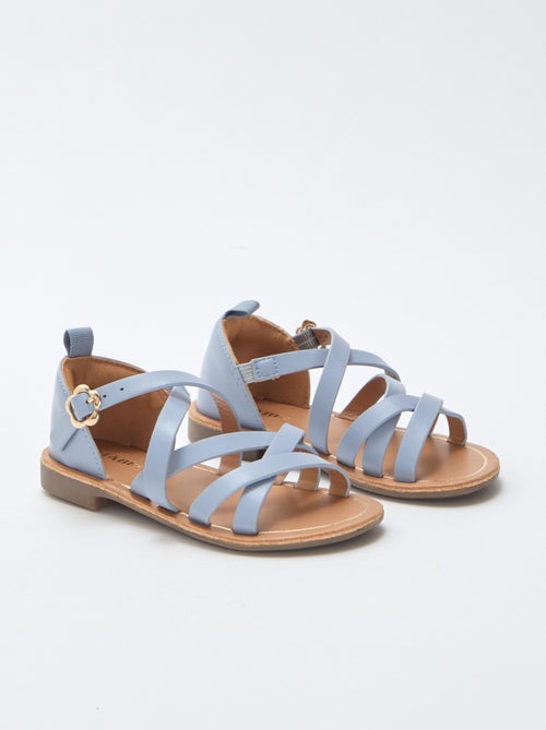 Sandalias tiras lisas - Kiabi