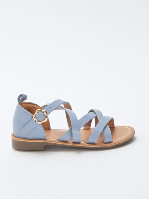 Sandalias tiras lisas - Kiabi