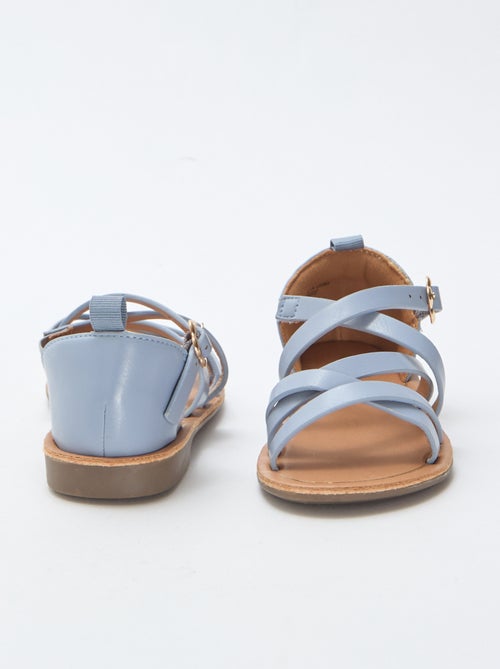 Sandalias tiras lisas - Kiabi