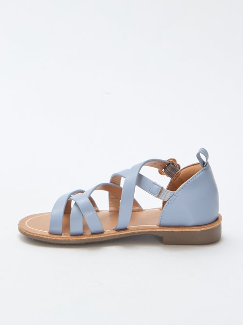 Sandalias tiras lisas - Kiabi