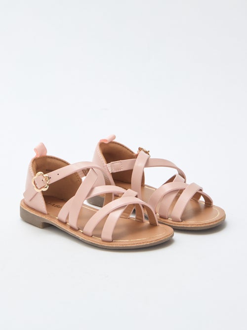Sandalias tiras lisas - Kiabi
