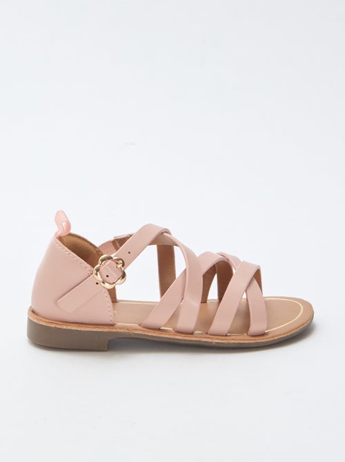 Sandalias tiras lisas - Kiabi
