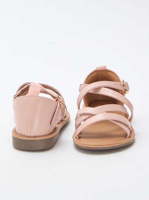 Sandalias tiras lisas - Kiabi