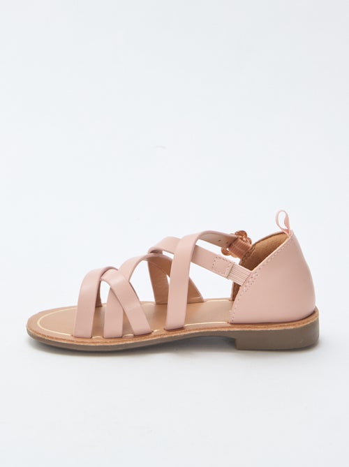 Sandalias tiras lisas - Kiabi