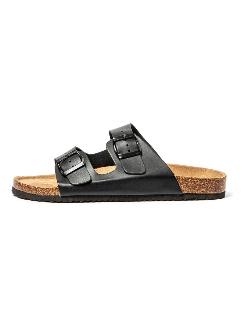 Sandalias Unisex con suela de goma Negro - Kiabi