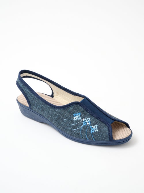 Sandalias veganas ancho confort - Afibel - Kiabi
