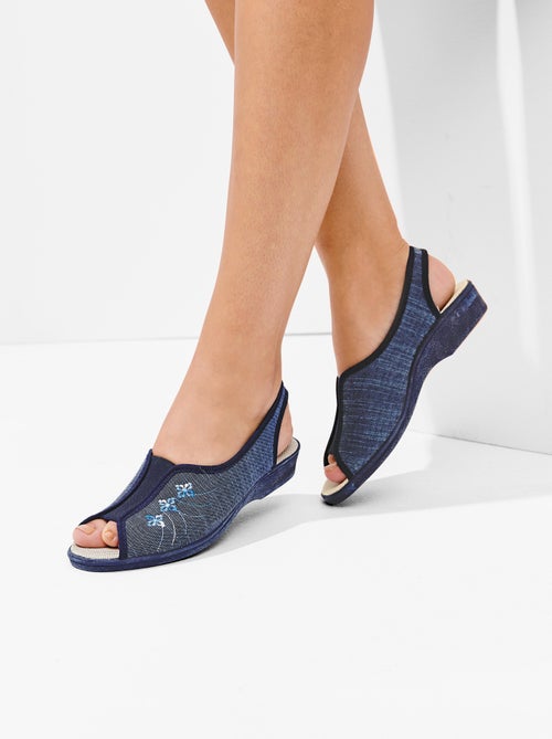 Sandalias veganas ancho confort - Afibel - Kiabi