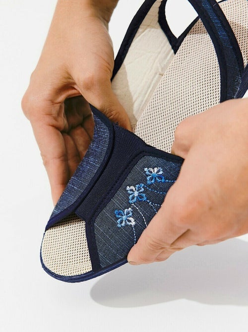 Sandalias veganas ancho confort - Afibel - Kiabi