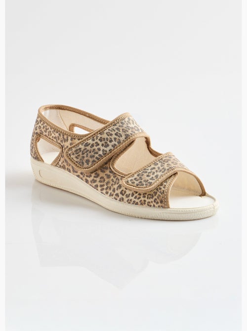 Sandalias veganas ancho confort - Afibel - Kiabi