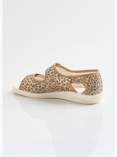 Sandalias veganas ancho confort - Afibel - Kiabi