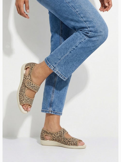 Sandalias veganas ancho confort - Afibel - Kiabi