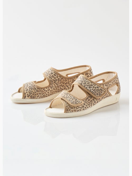 Sandalias veganas ancho confort - Afibel - Kiabi