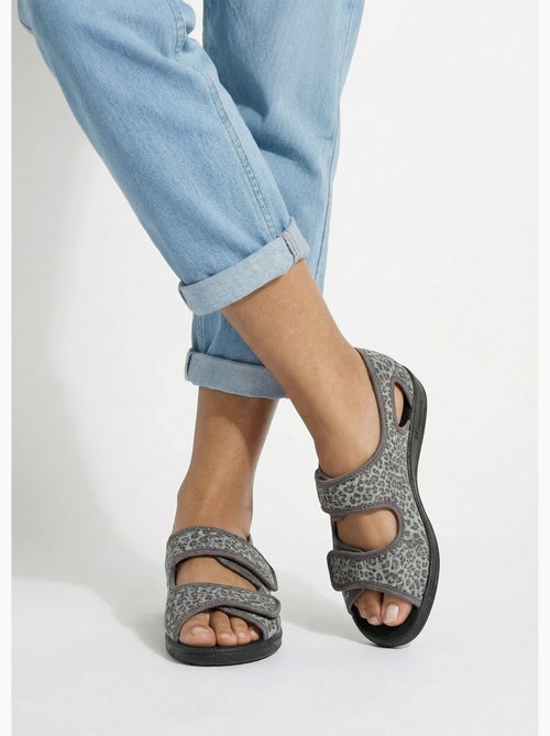 Sandalias veganas ancho confort - Afibel - Kiabi