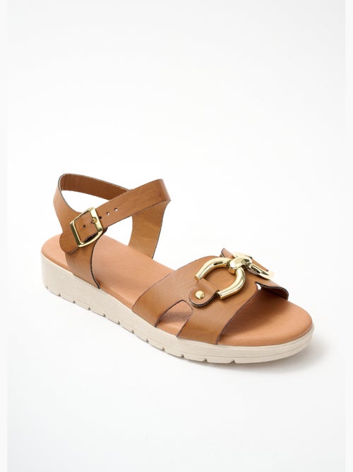 Sandalias veganas ancho confort - Afibel - Kiabi