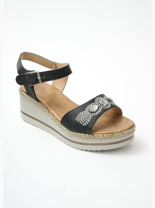 Sandalias veganas cómodas con plataforma - Afibel - Kiabi