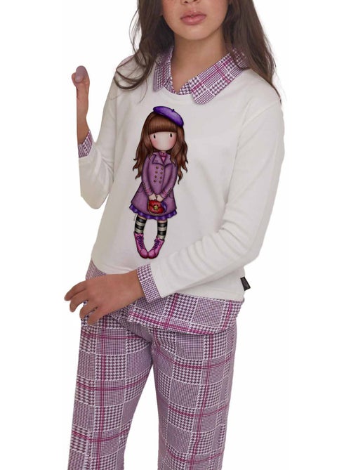 SANTORO GORJUSS Pijama Manga Larga Le Beret para Niña - Kiabi SANTORO GORJUSS Pijama Manga Larga Le Beret para Niña - Kiabi