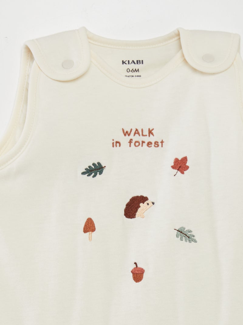 Saquito abrigado para bebé - TOG 2 BLANCO - Kiabi