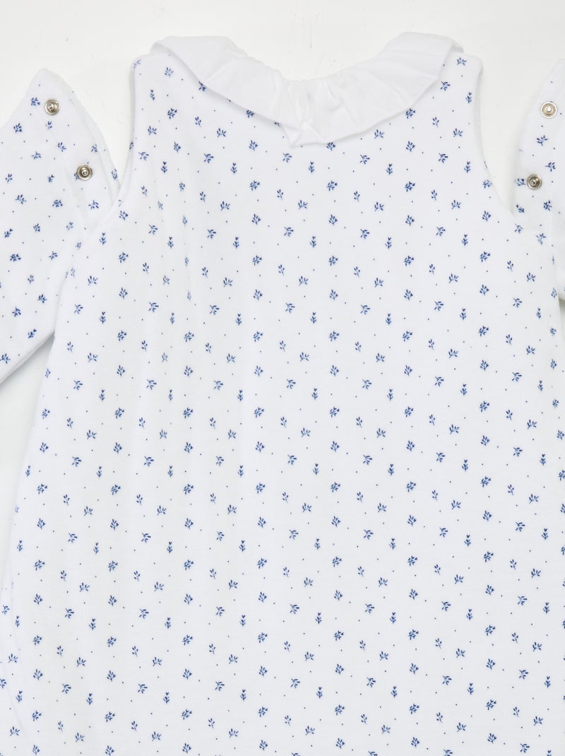 Saquito abrigado para bebé BLANCO - Kiabi