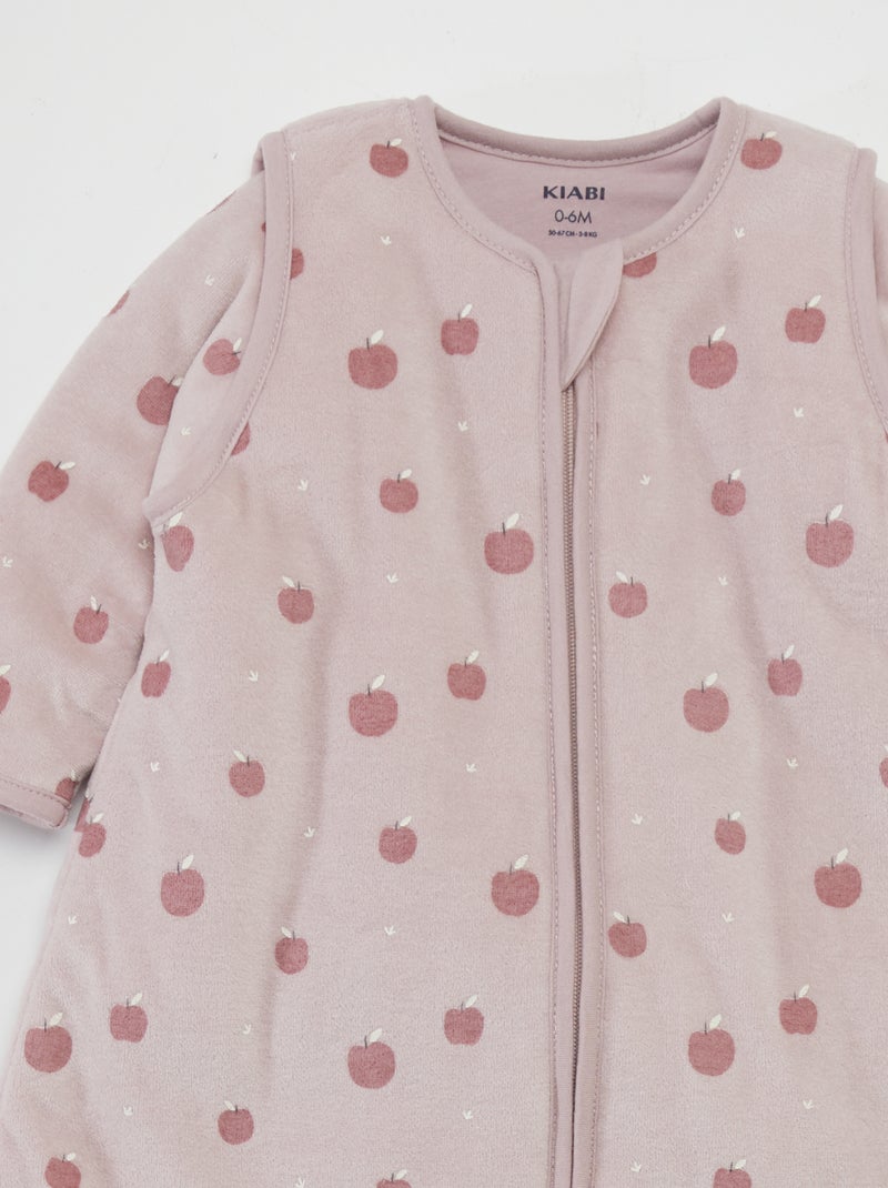 Saquito cálido estampado  - TOG 2.5 ROSA - Kiabi