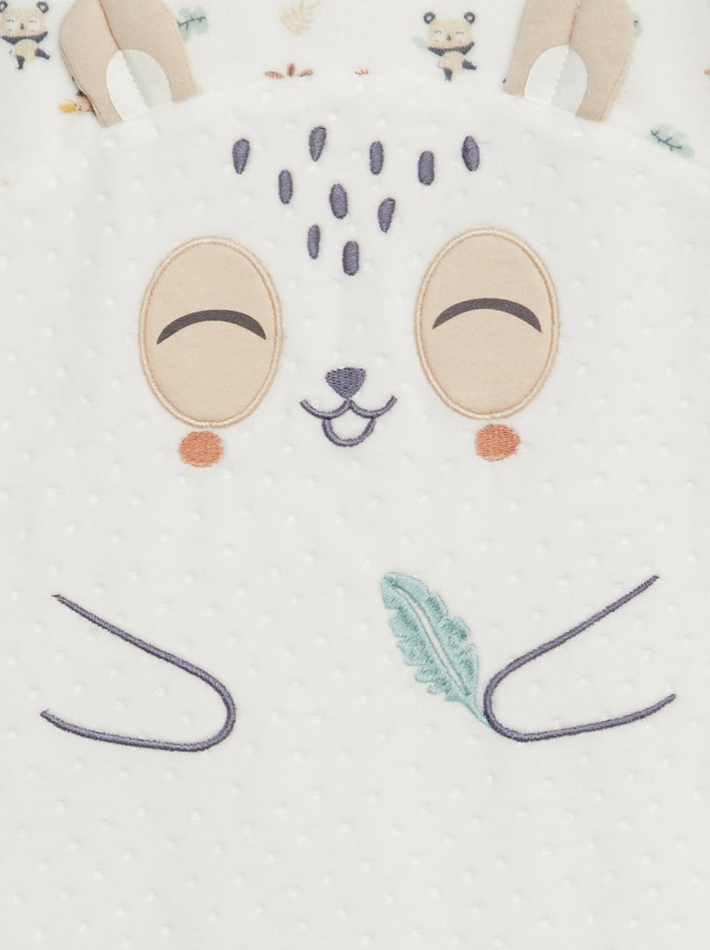 Saquito cálido sin mangas estampado - TOG 3 BEIGE - Kiabi