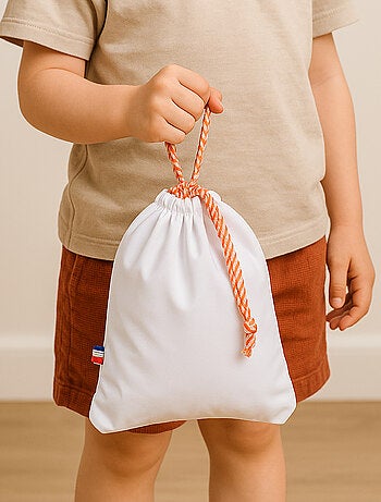 Saquito de almacenaje de algodón orgánico