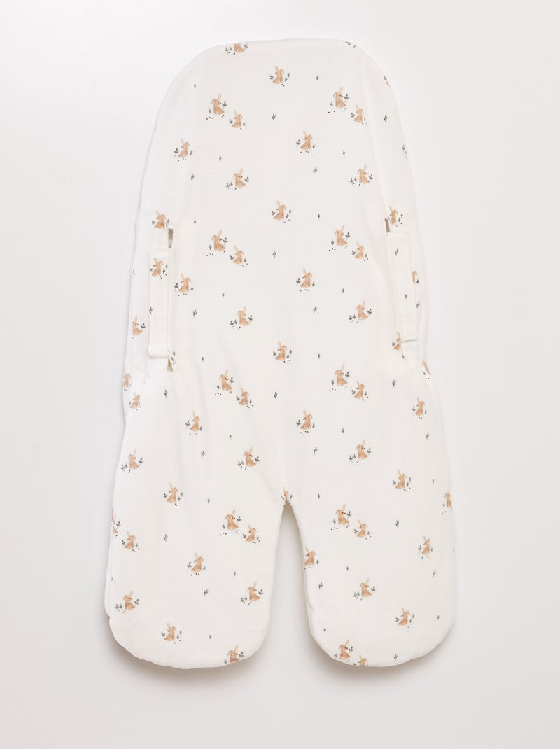 Saquito de bebé estampado BLANCO - Kiabi