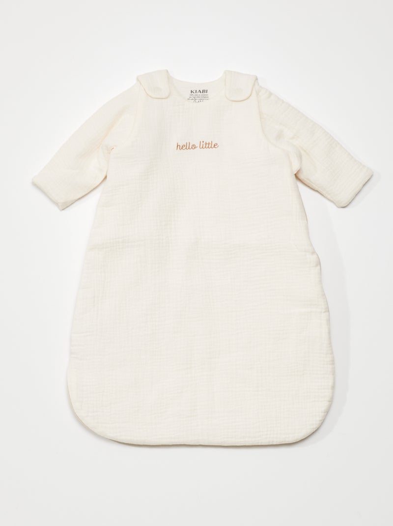 Saquito de gasa de algodón - TOG 2.5 BEIGE - Kiabi