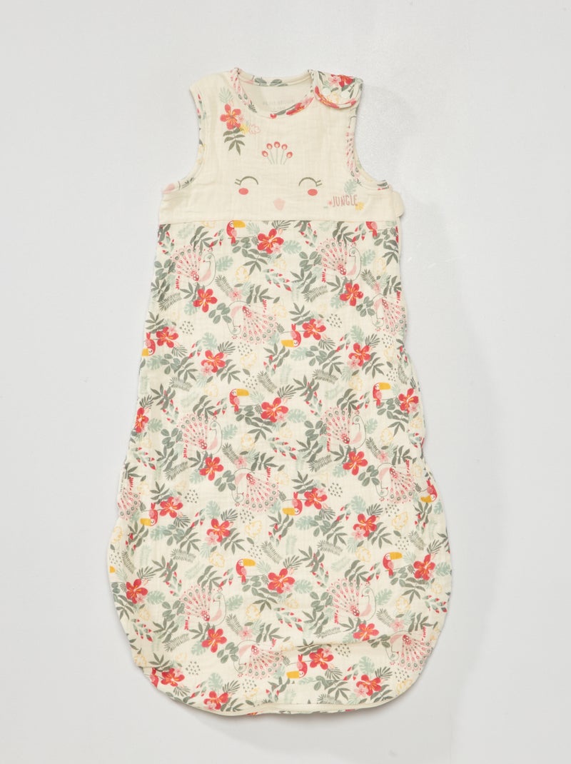 Saquito de gasa de algodón 'Petit Béguin BEIGE - Kiabi