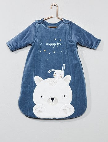 Saquito de terciopelo con mangas desmontables - Kiabi