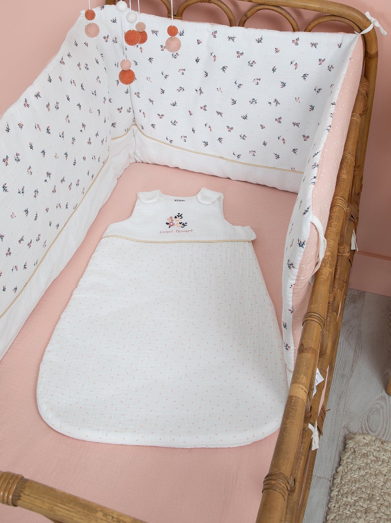 Saquito enguatado sin mangas BLANCO - Kiabi