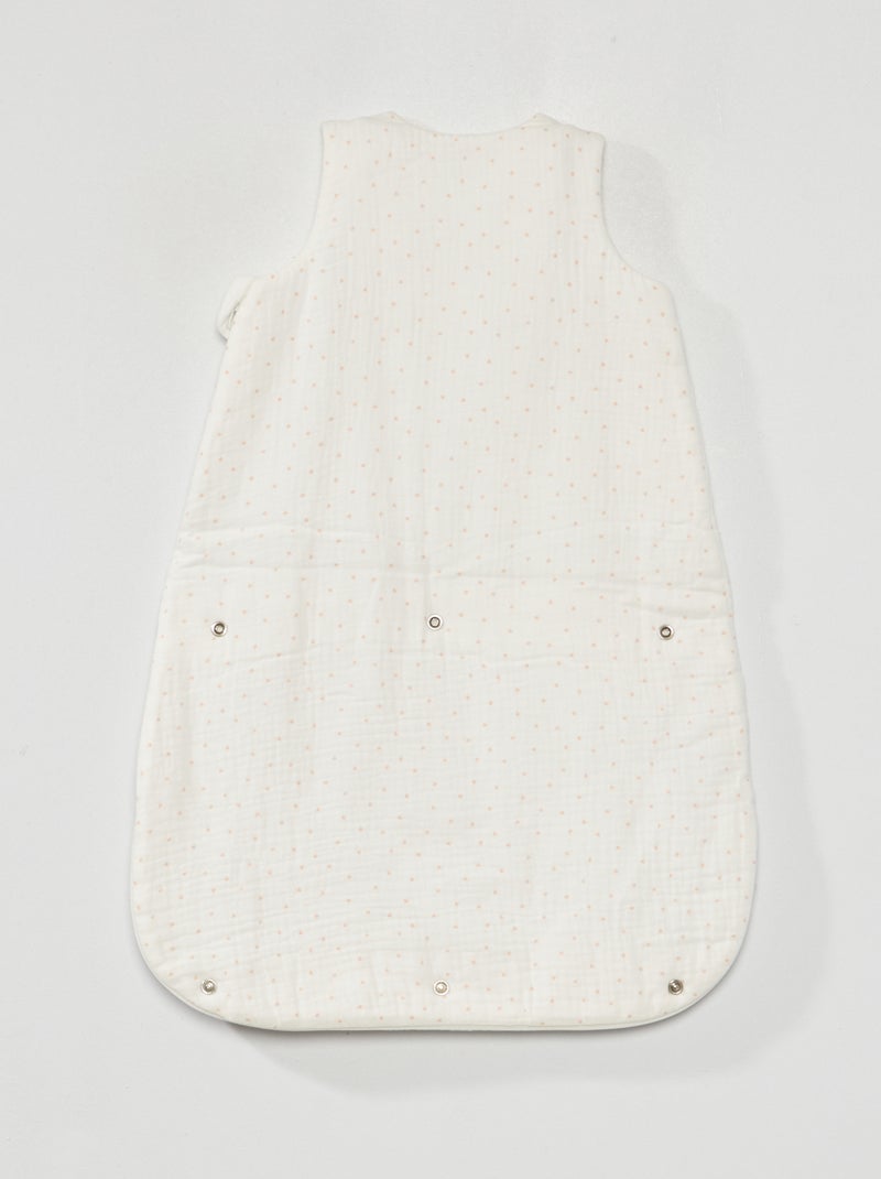 Saquito enguatado sin mangas BLANCO - Kiabi