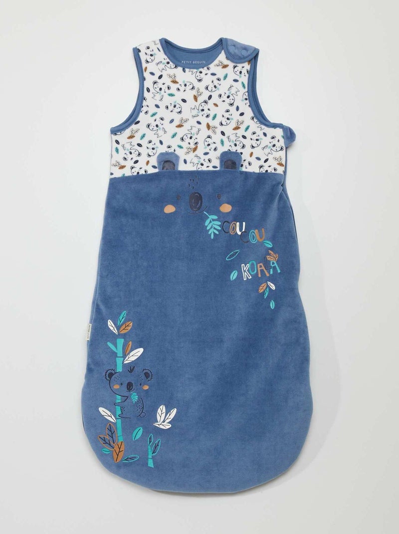 Saquito para bebé de tejido polar 'Petit Béguin' - TOG 3 AZUL - Kiabi