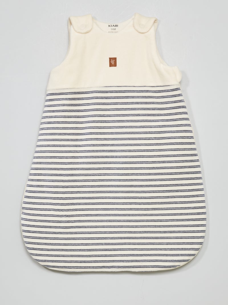 Saquito polar con estampado BLANCO - Kiabi