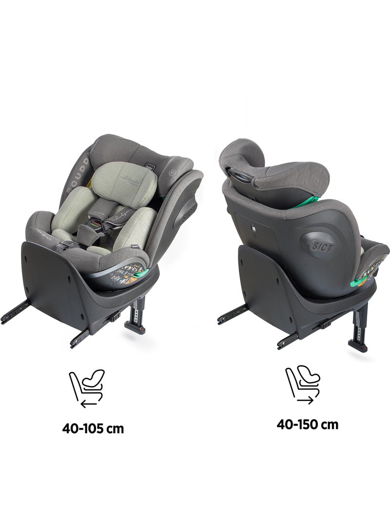 Scudda I-Size Isofix Rotatoria 40-150 cm Babyauto - OLIVE Verde oscuro - Kiabi