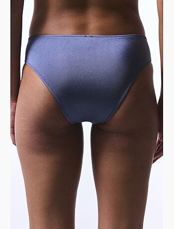Seashell braguita de bikini fruncida penti