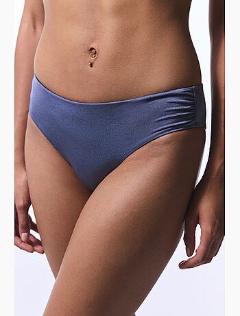 Seashell braguita de bikini fruncida penti