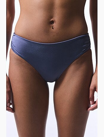 Seashell braguita de bikini fruncida penti