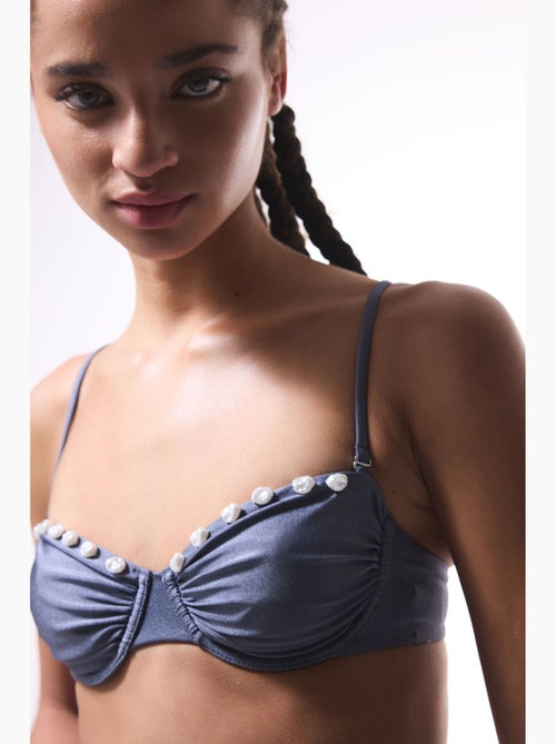 Seashell top de bikini con aro penti - Kiabi