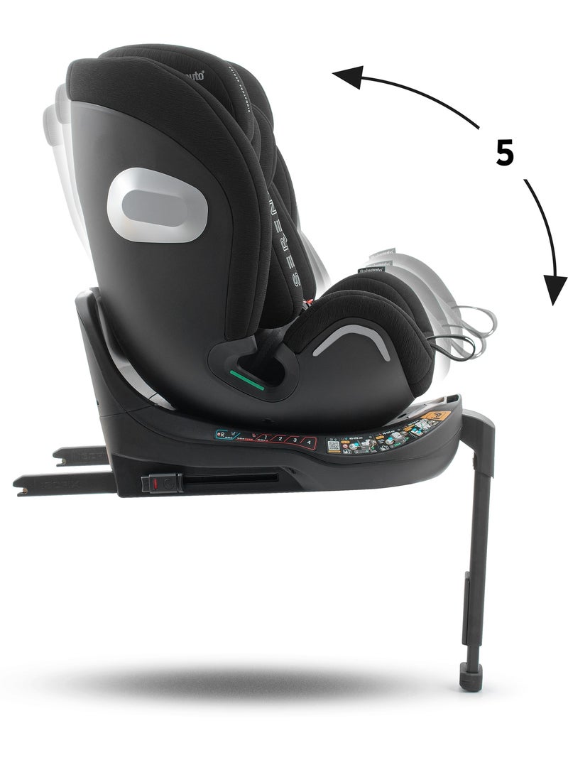Serena Ifix 40 150 cm, Rotatoria con pata de apoyo Babyauto - COAL Negro - Kiabi