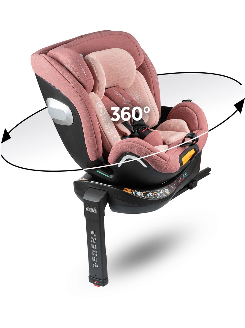 Serena Ifix 40 150 cm, Rotatoria con pata de apoyo Babyauto - CORAL Rosa claro - Kiabi