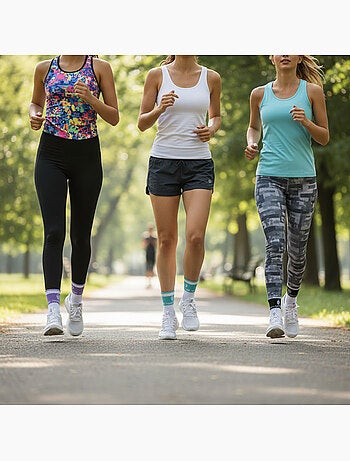 Sergio Tacchini Pack Calcetines Cortos Mujer Quarter Lote de 6