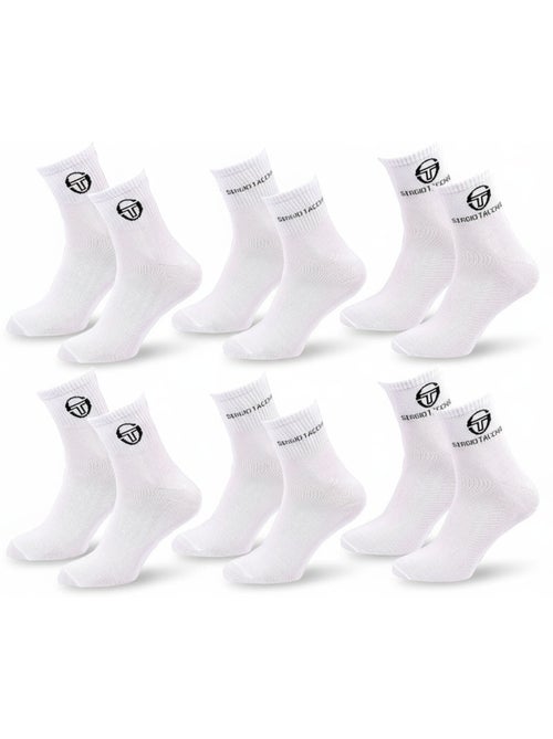 Sergio Tacchini Pack Calcetines Cortos Mujer Quarter Lote de 6 - Kiabi